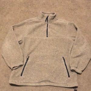 Eddie Bower, quarter zip, fleece.